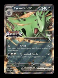 Tyranitar ex 064/131 Prismatic Evolutions Double Rare Holo