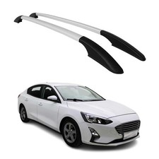 Aluminium Dachreling Relingträger für Ford Focus 2018-2021 Silber 2x