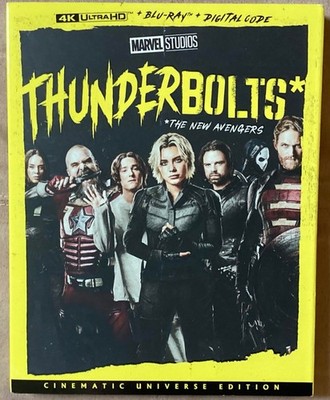 Thunderbolts*  4k Blu-ray Set + Digital with Slipcover.   Ships Promptly !