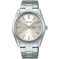 Orologio Uomo Seiko Selection SBTH007 Champagne Quadrante Oro Quarzo Serie...