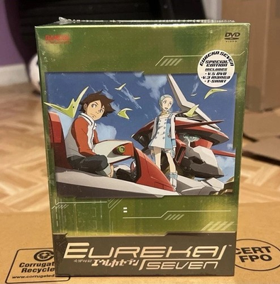 #ad Bandai Eureka Seven Boxed Set DVD T Shirt And Book Sealed 2006 SEALED $10.00