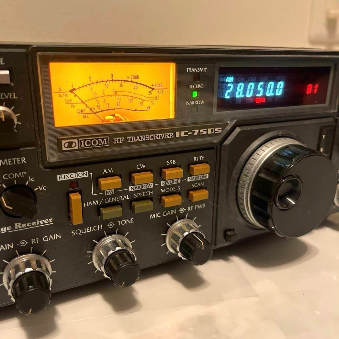 ICOM IC-750S(10W)HFトランシーバー　現状品 ICOM IC-750S HF ALL BAND Transceiver Ham Radio Power