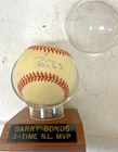 Barry Bonds Signed Baseball Rawlings - Official MLB Ball COA