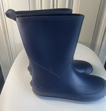 Cat Jack Andys Navy Blue Kid's Slip-On Rain Rubber Boots Size 4