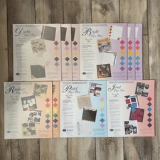 Creative Memories Paper Pack Lot Of 10 Paper Packs 10”x12” w/Duplicates