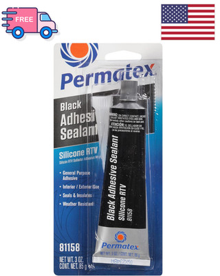 Permatex  Ultra Black  Maximum Oil Resistance RTV Silicone Gasket Maker 3 oz