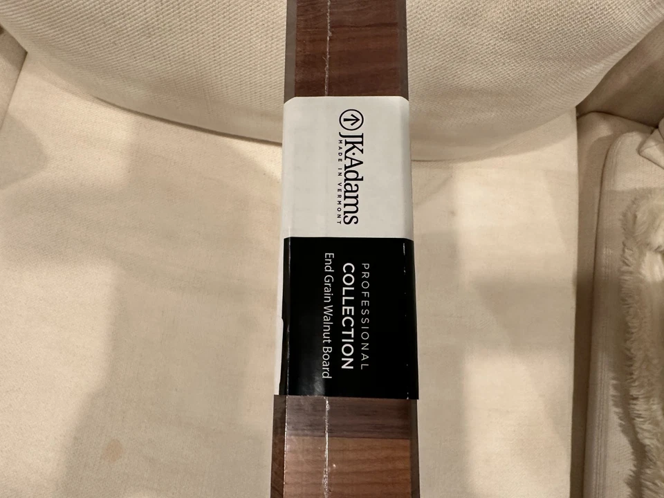 NEW JK Adams Professional End Grain Walnut Cutting Board 20"x16" USA Made - Image 3 of 4