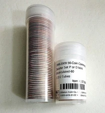 56 US Coins 1999 - 2009 Commemorative Washington State Quarter Set P or D UNC