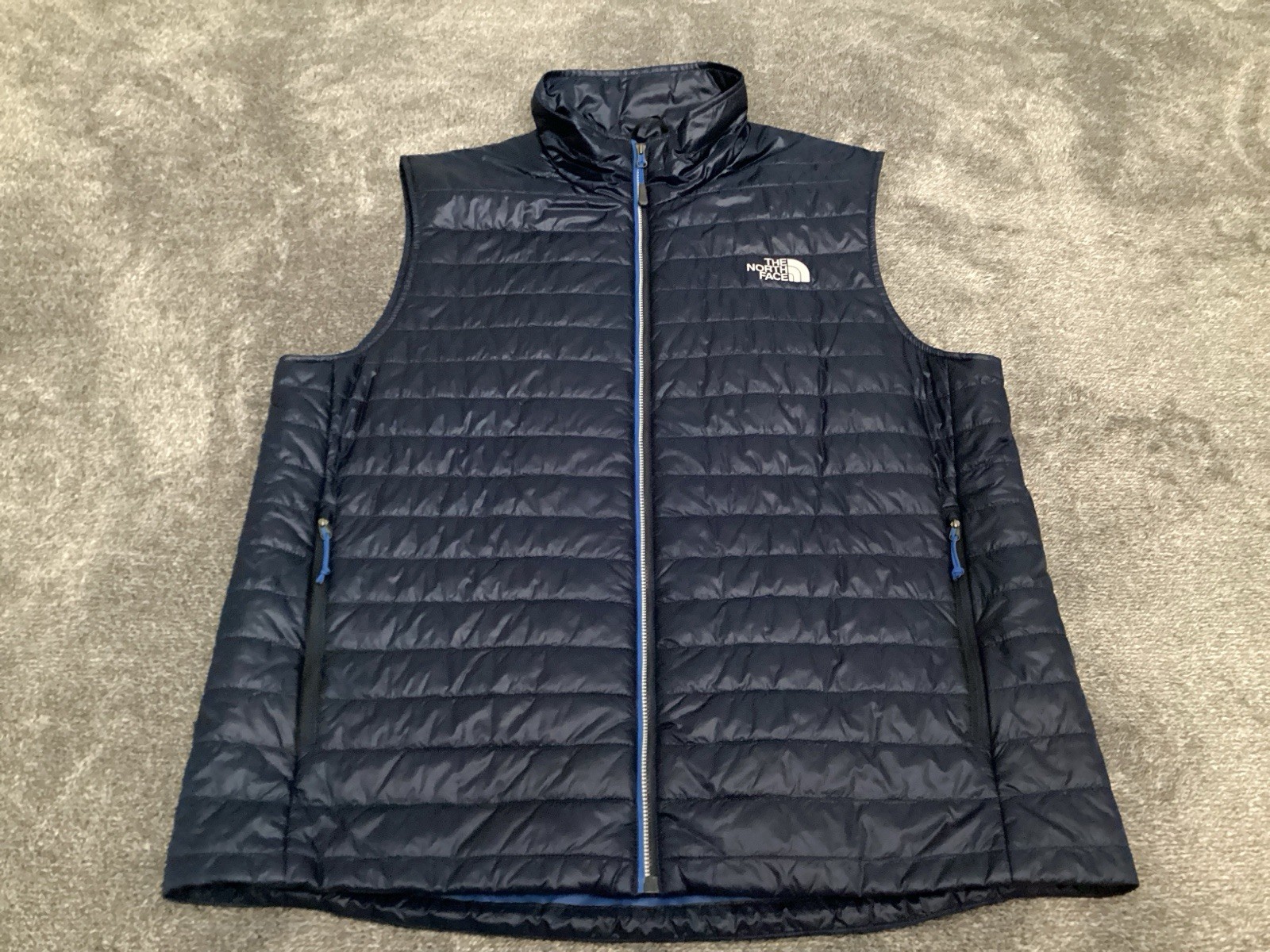 The North Face Vest Mens Size XL TG Blue Light Fabric Puffer Outdoor