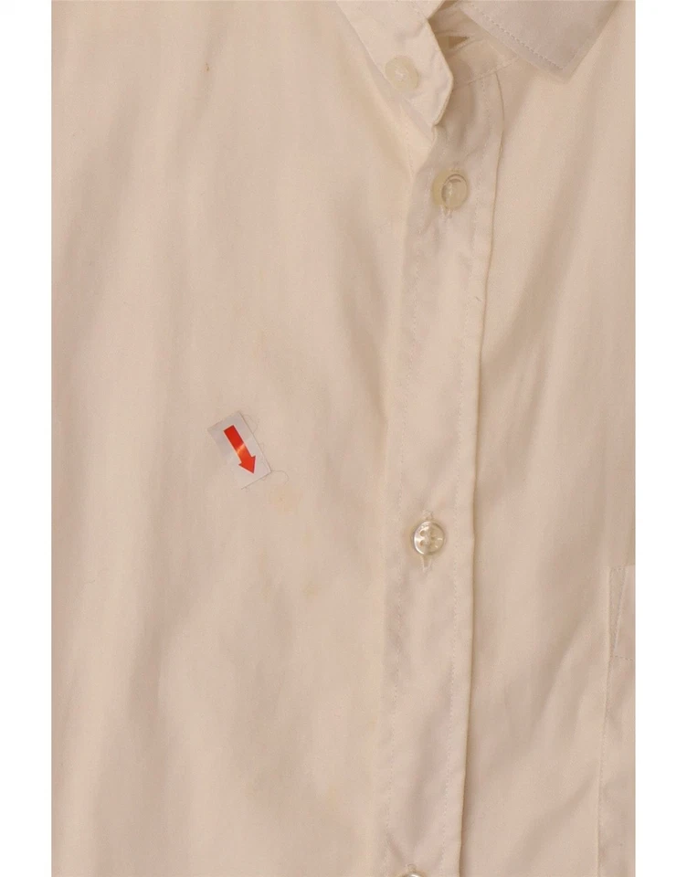 Мужская рубашка TRUSSARDI размер 39 средний белый CH20 - Изображение 3 из 4