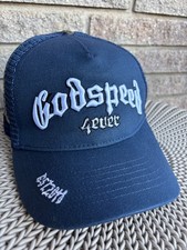 GODSPEED FOREVER TRUCKER SNAPBACK HAT BLUE NEW WITH TAG
