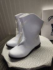 Majorette Dance Parade Band Boots Gotham Brand White 1.5M
