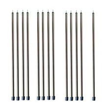 DANCHEL OUTDOOR Short Guy Poles for Canvas Bell Tent Camping, Windproof Galva...