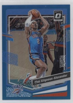 2023-24 Panini Donruss Optic Aqua Prizm /249 Shai Gilgeous-Alexander #104 1s7r