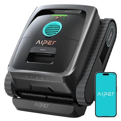 AIPER Scuba V3 AI Vision Cordless Robotic Pool Cleaner, Include Wireless Gray