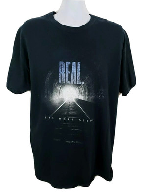The Word Alive Band Merch 2014 Real Tour Concert T-shirt Size XL Black
