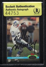 BAS 1991 Topps Stadium Club Eddie Murray #73 Authentic Auto 3c7