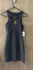 With Tags SPARKLY Ruby Rox  Black Dress Stretch Bodycon Party Cocktail SZ 5 Sexy