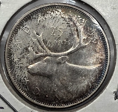 《SILVER》  1962 - Canada 25 Cents/Quarter - 《Silver》