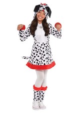 Girl's Dotted Dalmatian Doggy Costume Dress