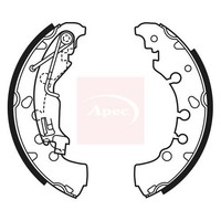 Citroen Nemo MPV 2009 Mit Apec Bremsbacken Hinten Mit Hebel