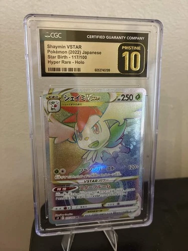 Shaymin VSTAR 117/100 S9: Star Birth Holo (Japanese) cgc `10 pristine