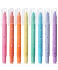 Mr. Pen- No Bleed Gel Highlighters, Assorted 6 Count Pack of 1 , Multicolor