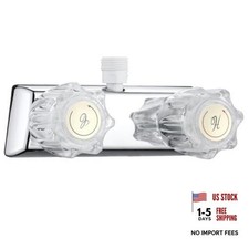 RV Shower Faucet, 4" RV Camper Shower Faucet Valve Diverter with Chrome