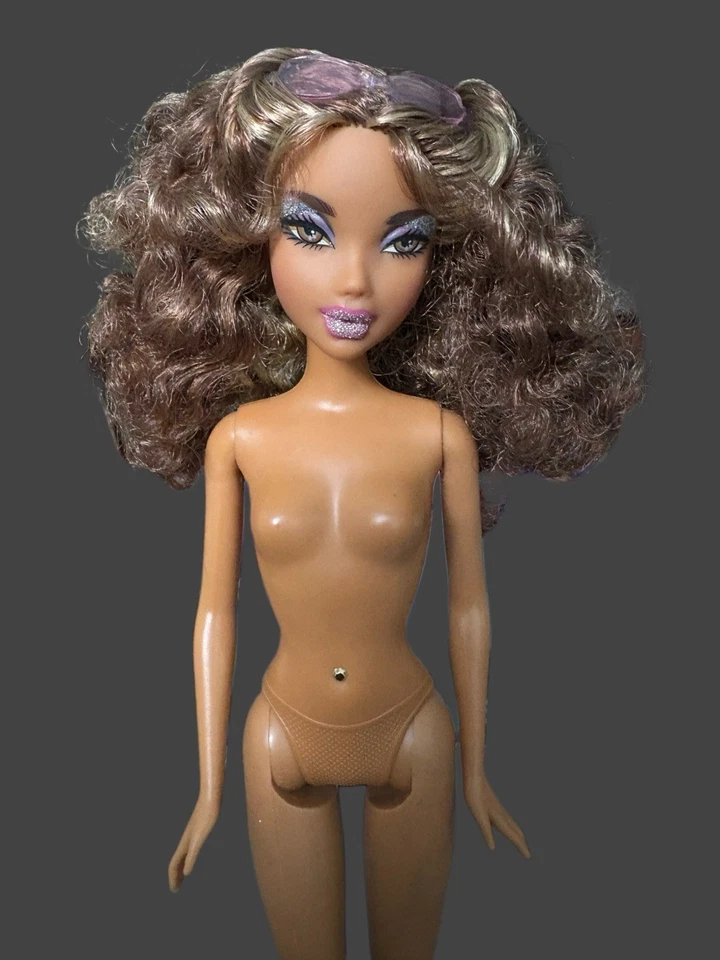 Barbie My Scene Madison My Bling Bling muñeca desnuda con gafas de sol Foto 3 de 4