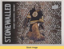 2018-19 Upper Deck Stonewalled Gerry Cheevers #SW-44 HOF READ 0p6
