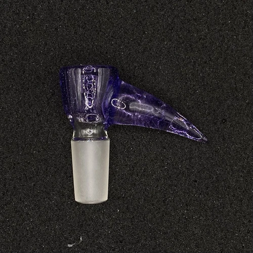 14mm 4-Hole Glass Slide Bowl - Picture 2 of 3