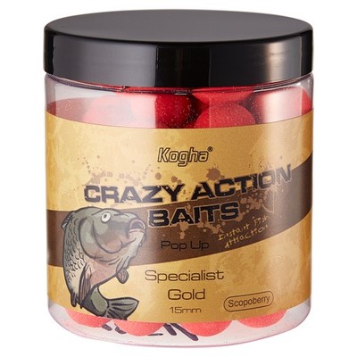 Kogha Pop Up Boilies Crazy Action Baits Specialist Gold (Scoberry) Scopoberry