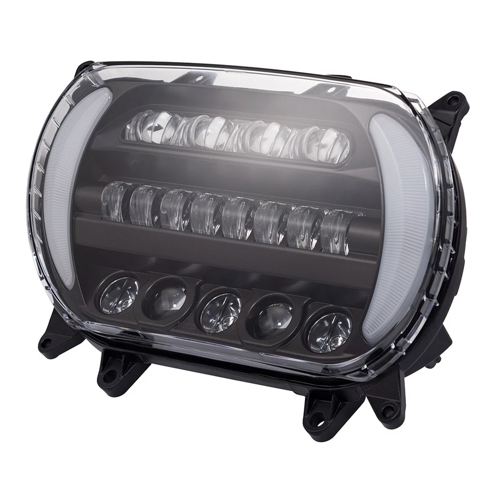 Faro LED "ATTACK" Wicked Red para Harley Road Glide FLTR 15-21 Foto 2 de 4