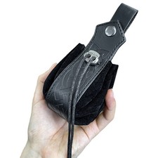 Viking Medieval PU Leather Coin Pouch Embossed Sling Bag Retro Norse Style Purse