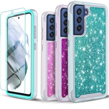 For Samsung Galaxy S22 Case /S22 Plus Phone Cover Shockproof  Tempered Glass