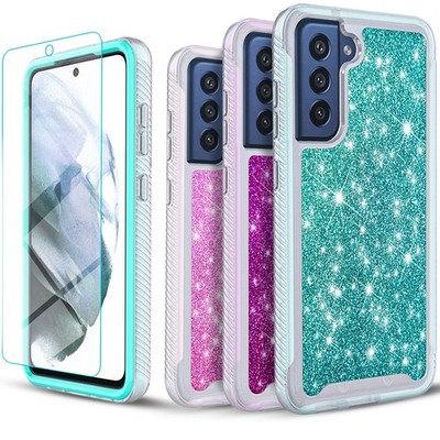 For Samsung Galaxy S22 Case /S22 Plus Phone Cover Shockproof + Tempered Glass
