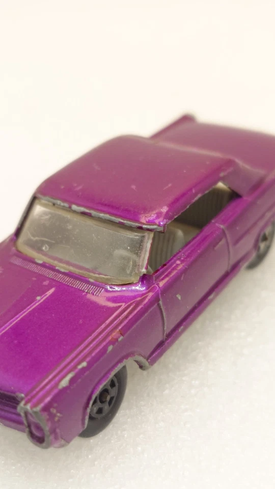 Matchbox Superfast No 22 Pontiac GP Sports Coupe  Purple Used Unboxed - Image 2 of 4