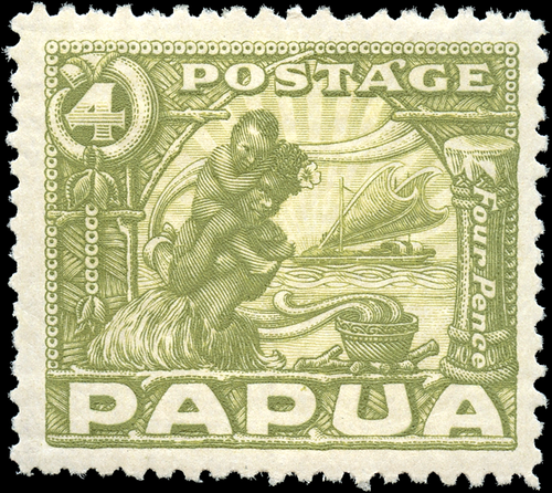 Papua New Guinea Scott #99 MH F-VF Stamp - Imagen 1 de 2
