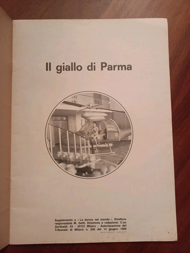 TAMARA il Giallo di Parma SUPPLEMENTO LA DONNA NEL MONDO - 1970 - Immagine 2 di 4