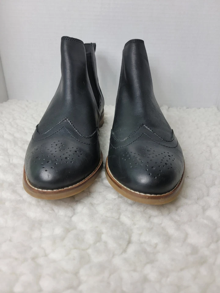 Bota Chelsea de Cuero Sperry Fairpoint Talla 11 Zapatos al Tobillo Brogue de Cuero Negro Foto 2 de 4