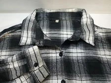 Shein Shirt Womens Large Plaid Flannel Button Up Long Sleeve
