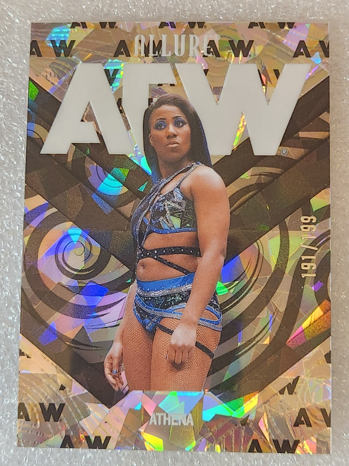 #76 ATHENA 2026 Upper Deck AEW Allure AEW LOGO 191/199