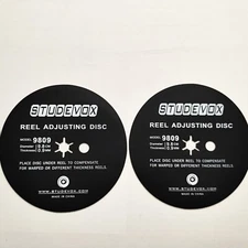 2x Trident NAB Adapter 98mm*0.9mm Spacer For Reel to Reel Tape Recorders