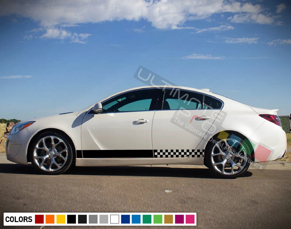 Наклейка графическая наклейка полоска для Buick Regal 2018 sport лампа свет юбка спойлер - Изображение 3 из 4