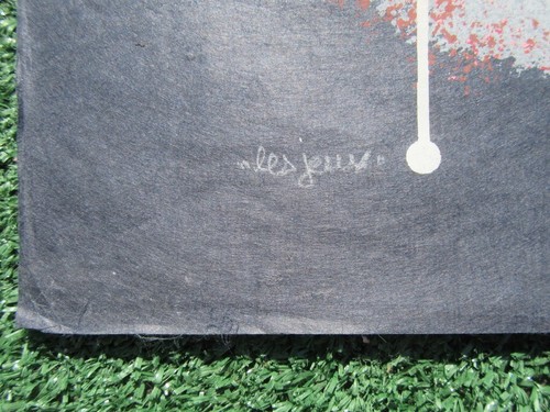 Veva Porter Les Jeux 17" x 12 1/2" Serigraph Signed Numbered MCM Art Print - Picture 4 of 6