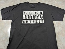 WWE Authentic Dean Ambrose Unstable Size Medium T-Shirt Jon Moxley AEW Shirt