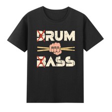 Drum & Bass / Rum & B-Ass Lovers Drummer T-Shirt