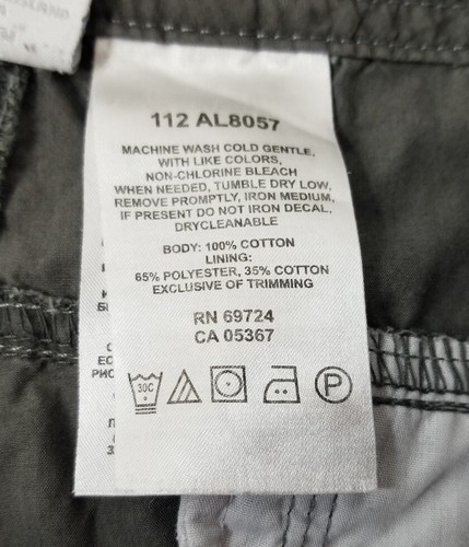 Columbia Hiking Cropped Pants Womens Size 16 Gray Outdoor Polyester Blend - Picture 5 of 7
