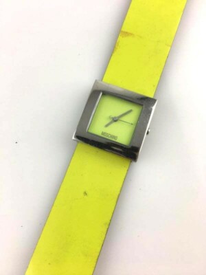 OROLOGIO MOSCHINO TIME FASHION DONNA QUARZO BRACCIALE MODA PELLE