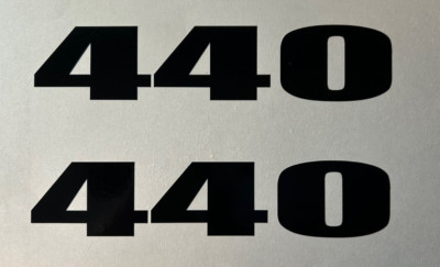 440 Engine Size Decals Fits Plymouth Dodge Mopar Road Runner Charger ...
